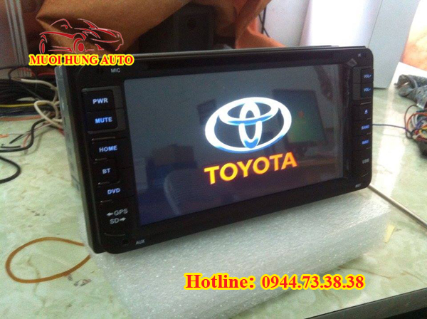 lắp đặt màn hình theo xe Toyota Vios 2017