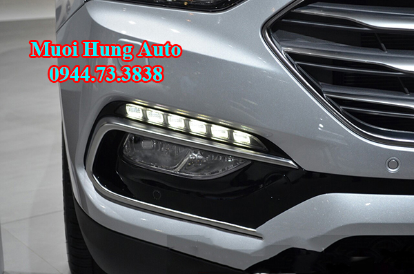 độ Led đèn cản cho xe Hyundai Santafe 2017 giá bao nhiêu