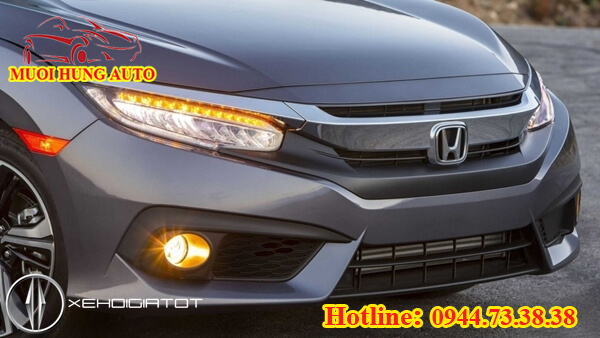 gắn bóng LED cao cấp xe Honda Civic 2017 tại TPHCM