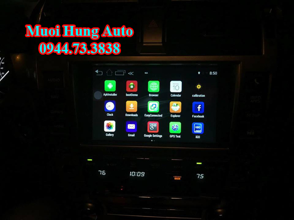 màn hình DVD Android cho xe Toyota Landcruiser Prado