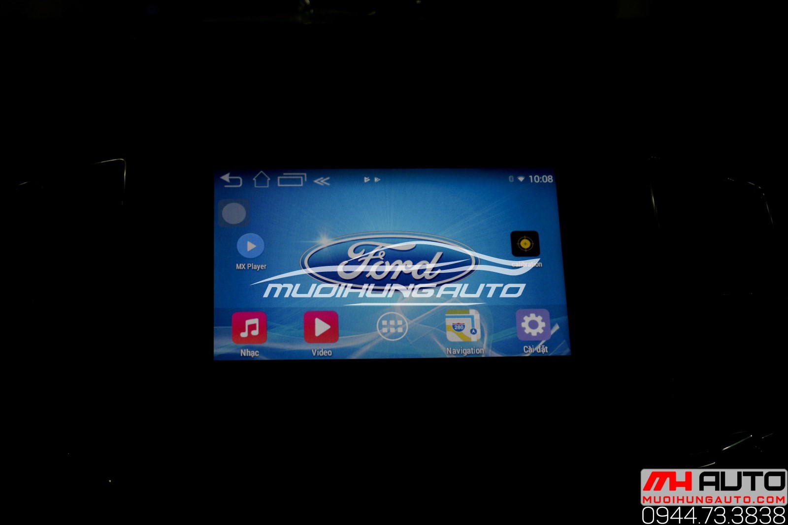 Màn hình DVD Android xe Ford Ranger Wildtrak 2018