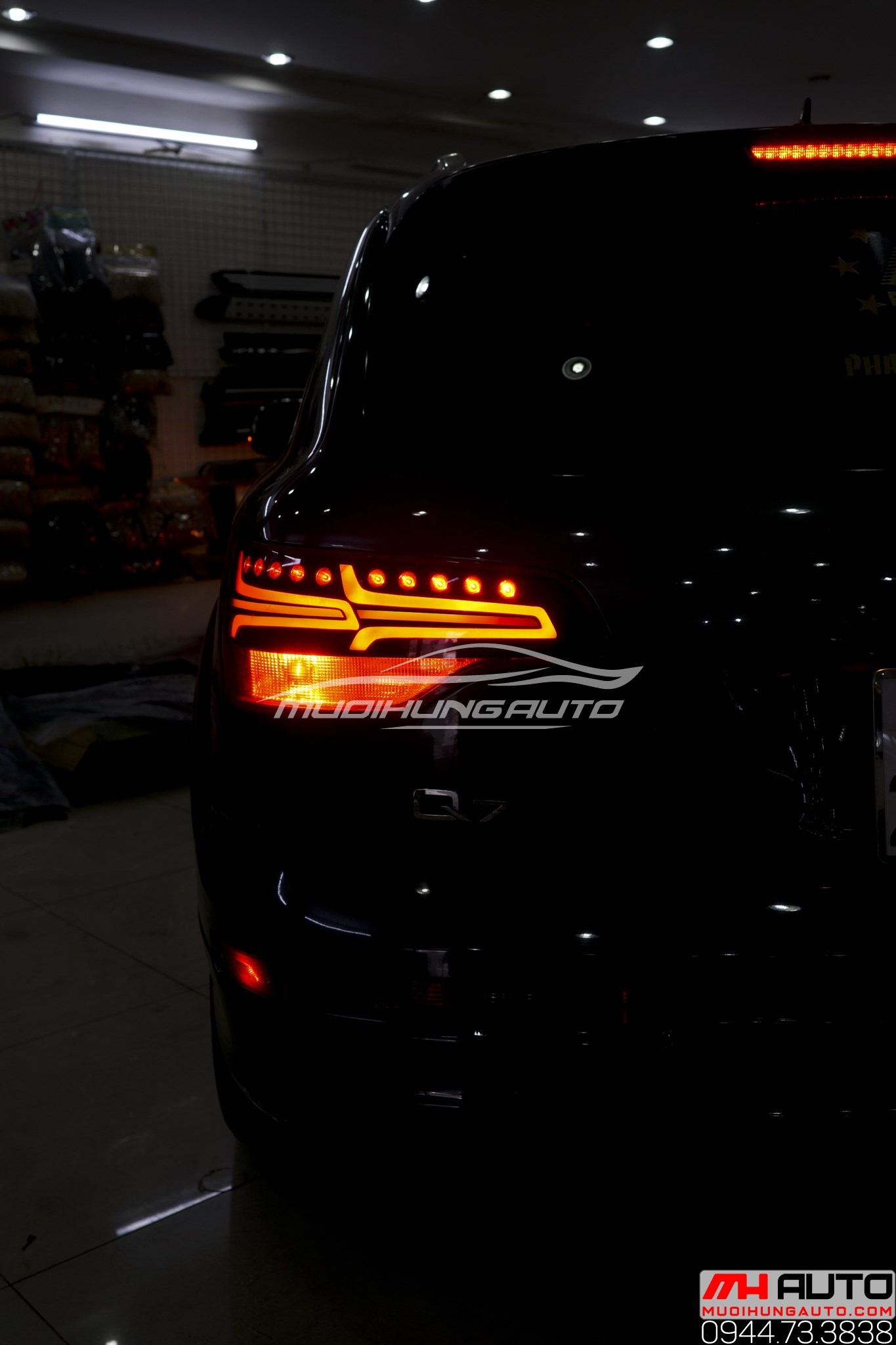 Độ led mí pha và led hậu Audi Q7 uy tín chuyên nghiệp HCM