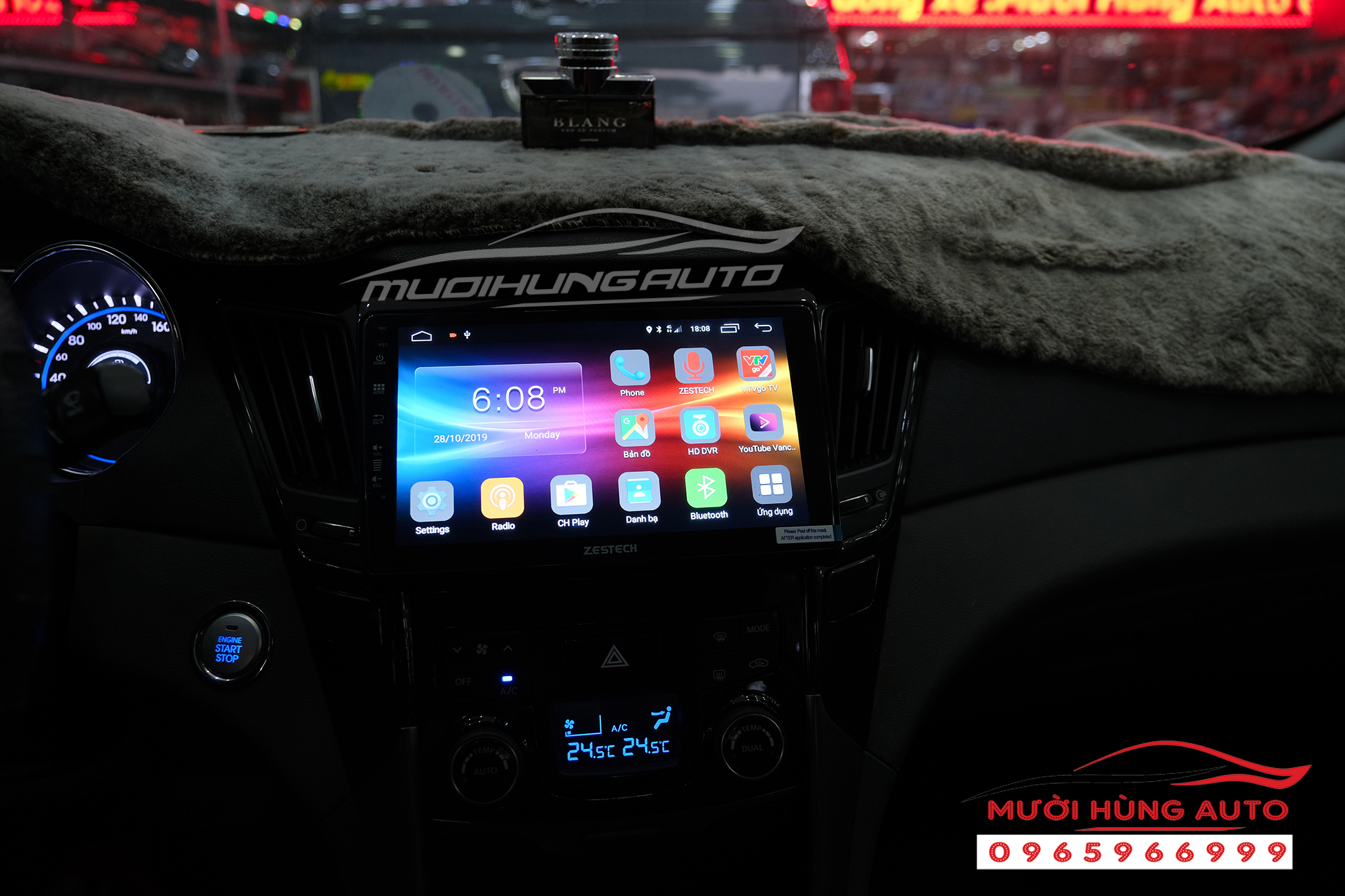 màn hình dvd Android Zestech Z800 Pro xe Hyundai Sonata giá rẻ