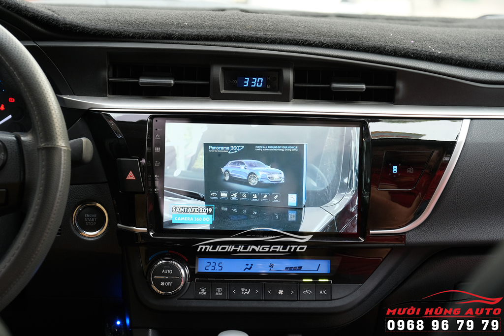 lắp màn hình dvd android xe Toyota Altis 2018-2019 Zestech Z900